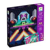 Invaders Pixel Art Paper Weaving by Djeco - The Learning Lab