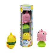 Lalaboom Animals Beads – Starter Pack – Pig &amp; Chick - The Learning Lab image