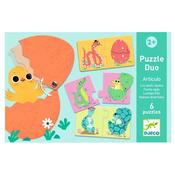 Funny Eggs Jigsaw Puzzle for 2 Year Olds by Djeco image