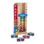 Wooden Stack &amp; Count Parking Garage by Melissa &amp; Doug - The Learning Lab