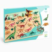 Wooden Puzzle Dino by Djeco - The Learning Lab