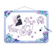 Zebra Magnetic Board with Erasable Marker by Djeco - The Learning Lab