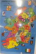Wooden Map of Ireland - The Learning Lab
