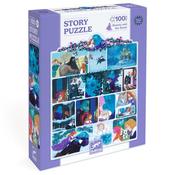 DJ07055 Story Puzzle beauty &amp; the Beast 100pcs - The Learning Lab image