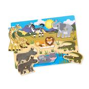 Safari Peg Puzzle by Melissa &amp; Doug - The Learning Lab image