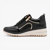 Marco Tozzi Black Trainer (Lace Up and Zip) - 2-23767-45-09I
