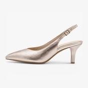 Marco Tozzi Platinum Silver Court Shoe (Metallic Finish) - 2-29628-46-957