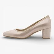 Jana Softline Beige Metallic Court Shoe (Wide Fit H) – 8-22461-46 496 image