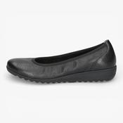 Caprice Black Deerskin Ballerinas Airmotion – 9-22161-44 003