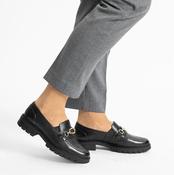 Ara Cambridge Black Leather Slim Fit Loafers