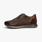 Bugatti Philip Brown Leather Trainer with Zip image