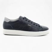 Igi &amp; Co Men's Smooth Navy Leather Runner Shoes with Memory Foam Insole