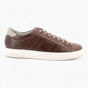 Igi &amp; Co Men's Smooth Brown Leather Runner Shoes with Memory Foam Insole