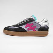 Another Trend Iconic II Charcoal Metallic Leather Trainer image