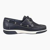 AV8 Kapley Navy Leather Deck Shoes