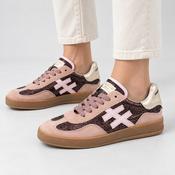 Another Trend Iconic II Blush Pink Metallic Leather Trainer