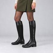Caprice Black Leather Knee-High Riding Boots image
