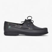 Dubarry Admirals Black Leather Deck Shoes