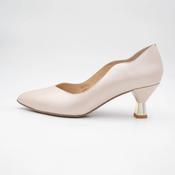 EMIS Beige Court Shoe (Wide Fit) – S8054/F226o image