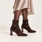 Hispanitas Bangkok Chocolate Brown Leather Ankle Boots