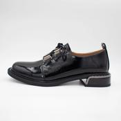 Loretta Vitale Black Patent Leather Lace-Up Shoe image