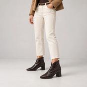 Wonders Eliot Dark Brown Croc Leather Ankle Boots image