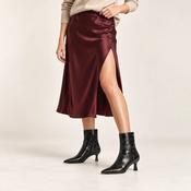 Xti Black Croc-Effect Pointed Vegan Ankle Boots image