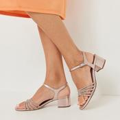 Tamaris Rose Glam Block Heel Sandals