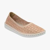 Lotus Pink Ewelina Slip-On Shoes with Diamanté Detailing image