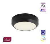 Ansell Delta 1 Bulkhead 7.5W LED CCT Black Photocell IP65 image