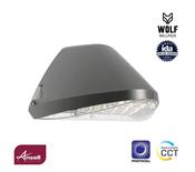 Ansell Wolf Wallpack Multi-Wattage LED CCT Silver Grey Photocell IP65 image