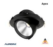AURORA Apex Adjustable 30W Retail Wallwasher 4000K 24° Beam Angle Black