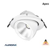 AURORA Apex Adjustable 30W Retail Wallwasher 4000K 45° Beam Angle White