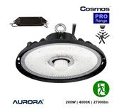 AURORA Cosmos PRO 200W LED Highbay 4000K 20250lm Emergency &amp;amp; Microwave Sensor