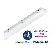 AURORA LinearPac 4ft Twin 1200mm 40W LED IP65 MICROWAVE