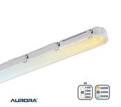 AURORA LinearPacCWS 4ft 1200mm Colour &amp;amp; Wattage Switchable LED Anti-Corrosive Batten IP66