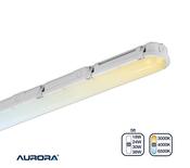 AURORA LinearPacCWS 5ft 1500mm Colour &amp;amp; Wattage Switchable LED Anti-Corrosive Batten IP66
