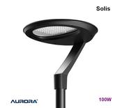 AURORA Solis Column Head 100W LED 2700K Zhaga Black IP66