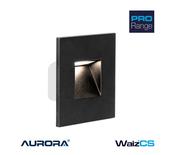 AURORA PRO Waiz™CS Low Level Wall Light with Black bezel image