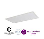 Collingwood SOLIS 60W LED Panel 1200 x 600m 4000K 6900lm Non-dim UGR19 image