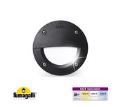 Fumagalli LETI 100 ROUND EYELID LED Recessed Bricklight BLACK