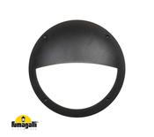 Fumagalli LUCIA EYELID E27 Bulkhead BLACK body Round IP66