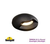 Fumagalli TERESA 50 1L Round Downlight/Decklight 1.7W LED G9 Black