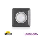 Fumagalli TERESA 50 Square Downlight/Decklight 1.7W LED G9 Black