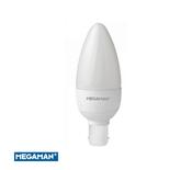 MEGAMAN LED 5.5W Opal Candle B15 Warm White 2800K 470lm image