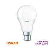 OSRAM PARATHOM 8.5W LED CLASSIC A A60 B22 806lm 2700K image