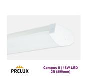PRELUX CAMPUS II 2ft LED BATTEN 18W 2250lm 4000K UGR&amp;lt;19 image
