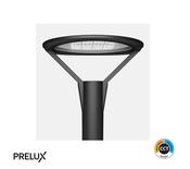 PRELUX Liberty Post Top Street Light 60W LED CCT 3000K/4000K/5000K Black