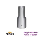 PRELUX Spigot for pole top 76mm to 60mm