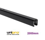 Unipro 3-phase Surface Track Black 2000mm